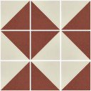 Mexican Talavera Tiles White Brown Washed